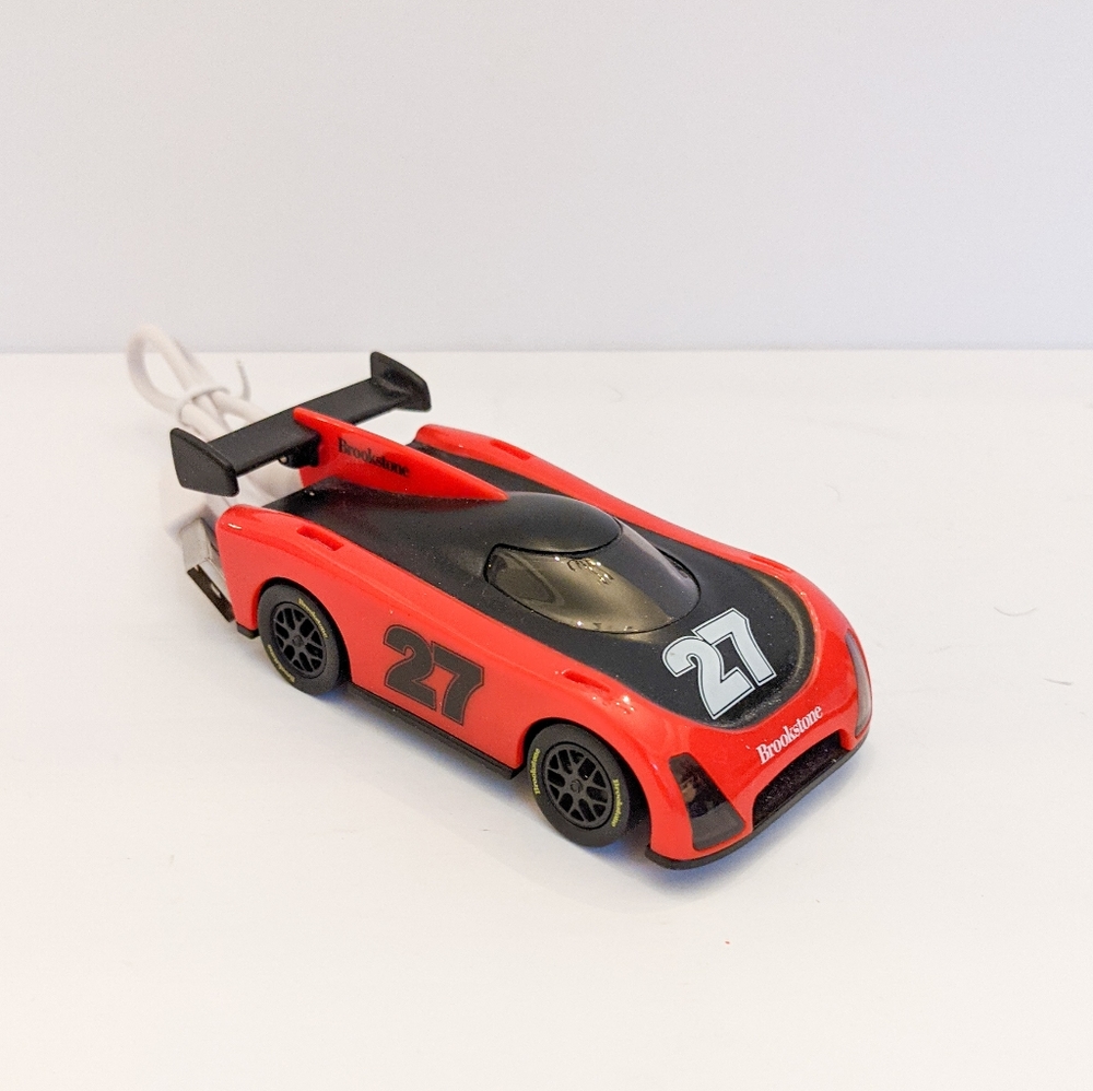 Brookstone App-Controlled Micro RC Race Car - Red #27 (With Charger)